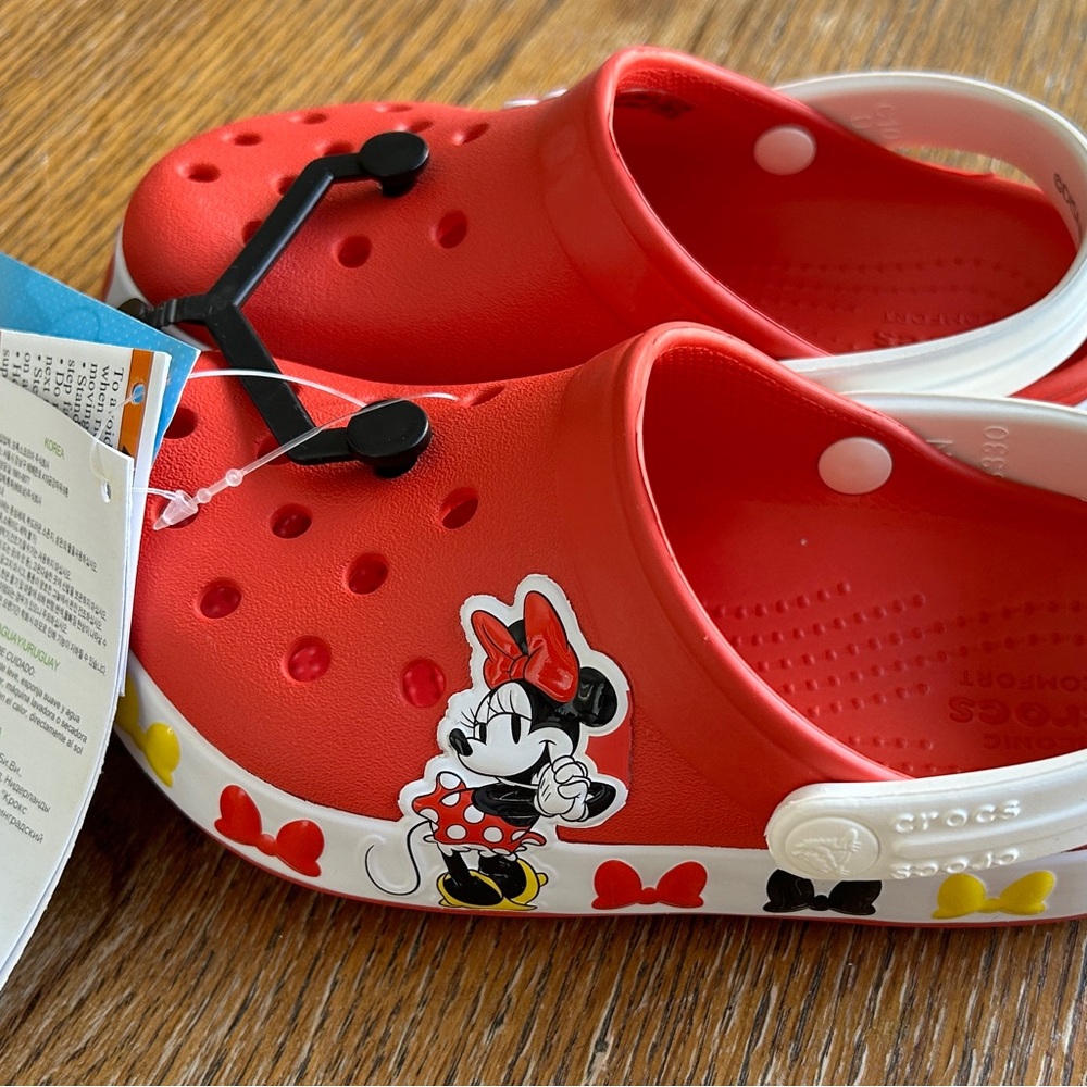 Crocs Kids Minnie Mouse Red Clogs